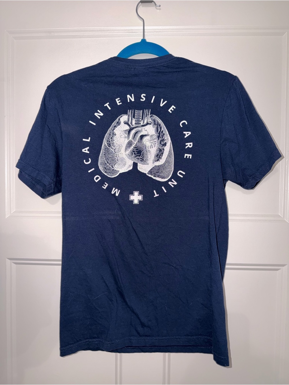 NWOT Navy Blue ICU Nurse Shirt